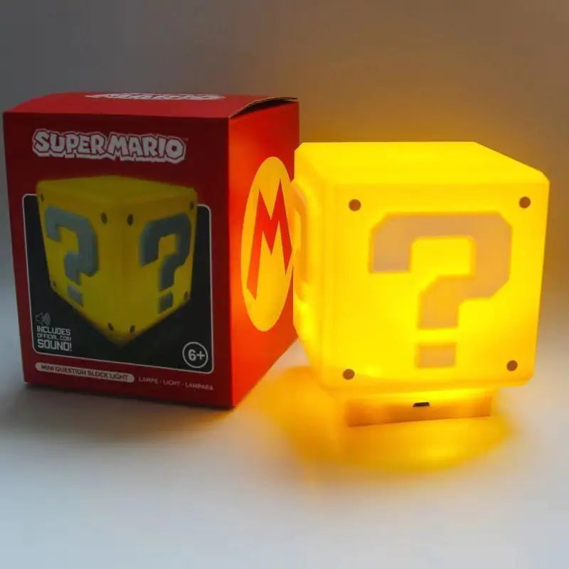 Mario LED Question Block Charging Table Lamp