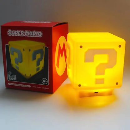 Mario LED Question Block Charging Table Lamp
